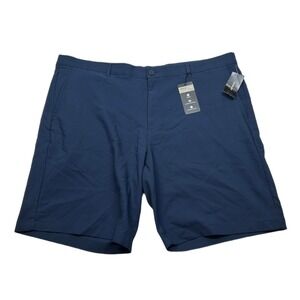 Alfani Tech Shorts Mens Size 40 Blue Stretch Comfort Waistband Wicking‎ NEW